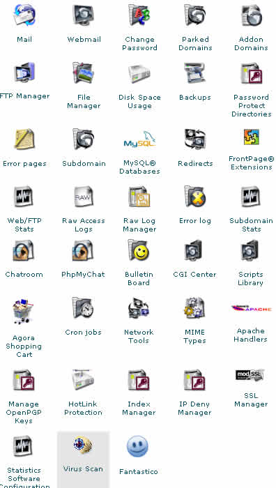 cPanel lets you quickly monitor and control your WAZU JAPAN webhosting account